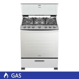Whirlpool Estufa de gas con 6 quemadores de 76cm Whirlpool Estufa de gas con 6 quemadores de 76cm