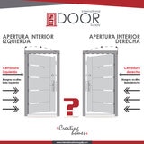 International Door Supply, Puerta de Seguridad Sofia Izquierda Chocolate