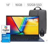 ASUS Vivobook 14 Laptop 14" Full HD Intel Core i5 16GB 512GB SSD ASUS Vivobook 14 Laptop 14" Full HD Intel Core i5 16GB 512GB SSD