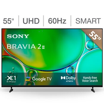 sony pantalla 55" bravia ii uhd 4k google tv