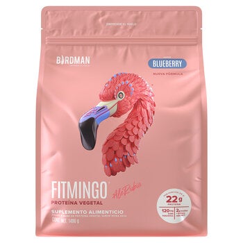 Birdman Fitmingo Proteína Vegetal Sabor Blueberry 1.496 kg Birdman Fitmingo Proteína Vegetal Sabor Blueberry 1.496 kg