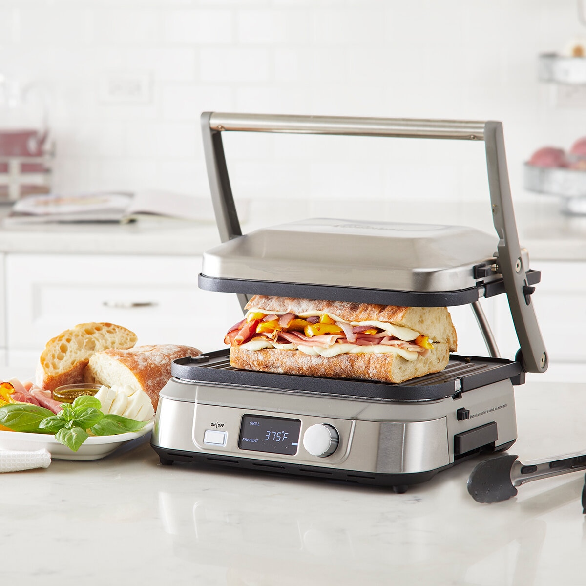 Cuisinart, Parilla y Plancha Eléctrica, 5 en 1 Cuisinart, Parilla y Plancha Eléctrica, 5 en 1