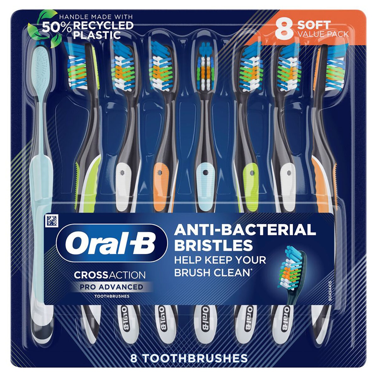 Oral-B Cepillos Dentales 8 pzas Oral-B Cepillos Dentales 8 pzas