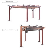 Shandong, Pérgola Semicircular Iris de 6.5m x 2.3m Shandong, Pérgola Semicircular Iris de 6.5m x 2.3m