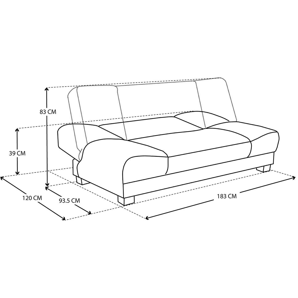 Violanti, Sofá Cama Violanti, Sofá Cama
