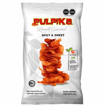 Pulpika Papas Sazón Natural Picante y Dulce 600 g Pulpika Papas Sazón Natural Picante y Dulce 600 g
