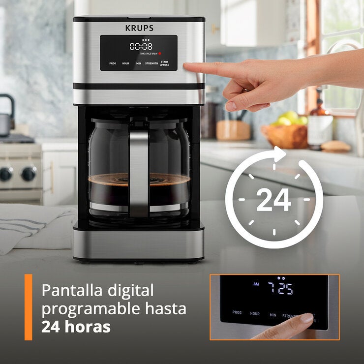 Krups Cafetera de Goteo 14 Tazas Krups Cafetera de Goteo 14 Tazas