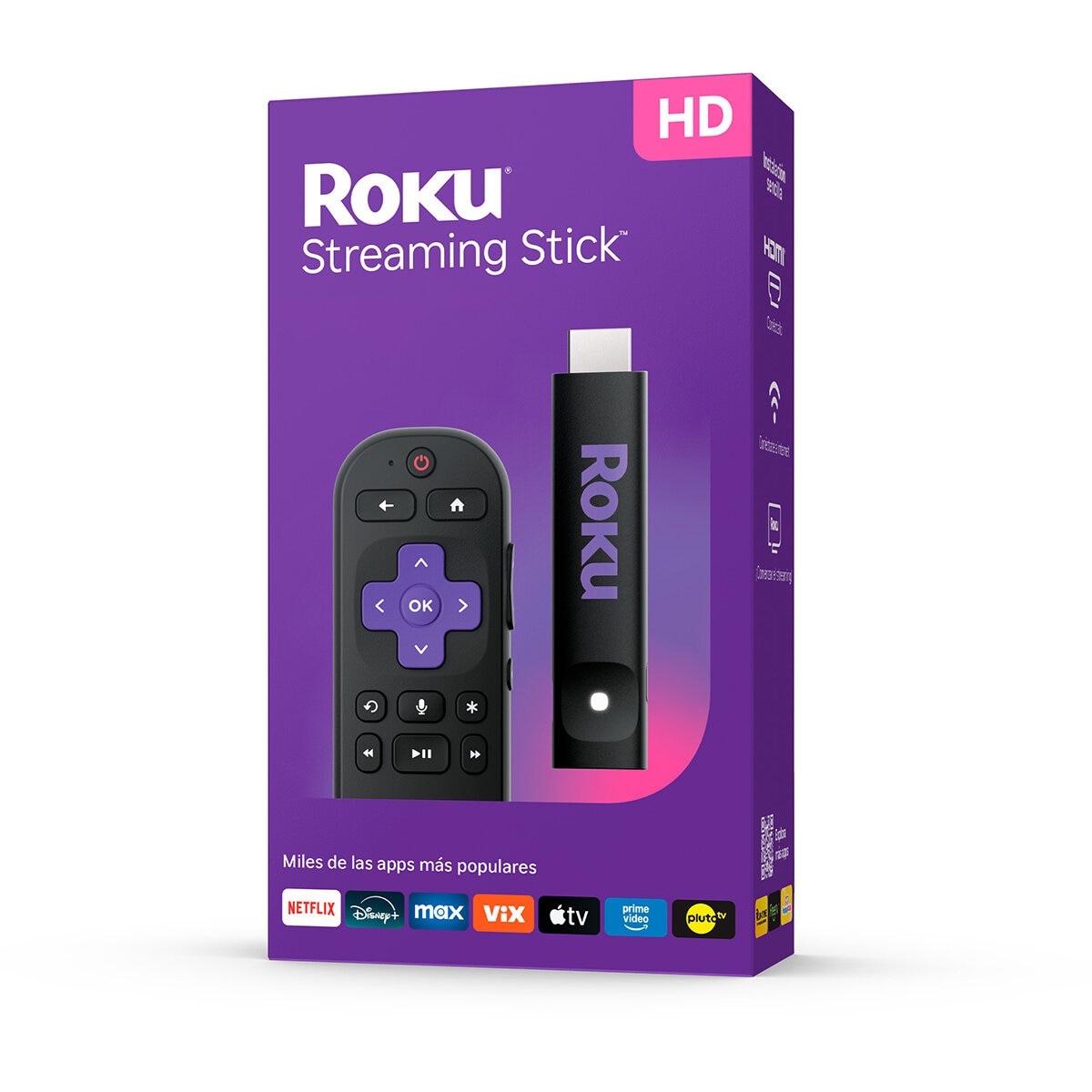 Roku Paquete de 2 Reproductores de Streaming Stick HD Roku Paquete de 2 Reproductores de Streaming Stick HD