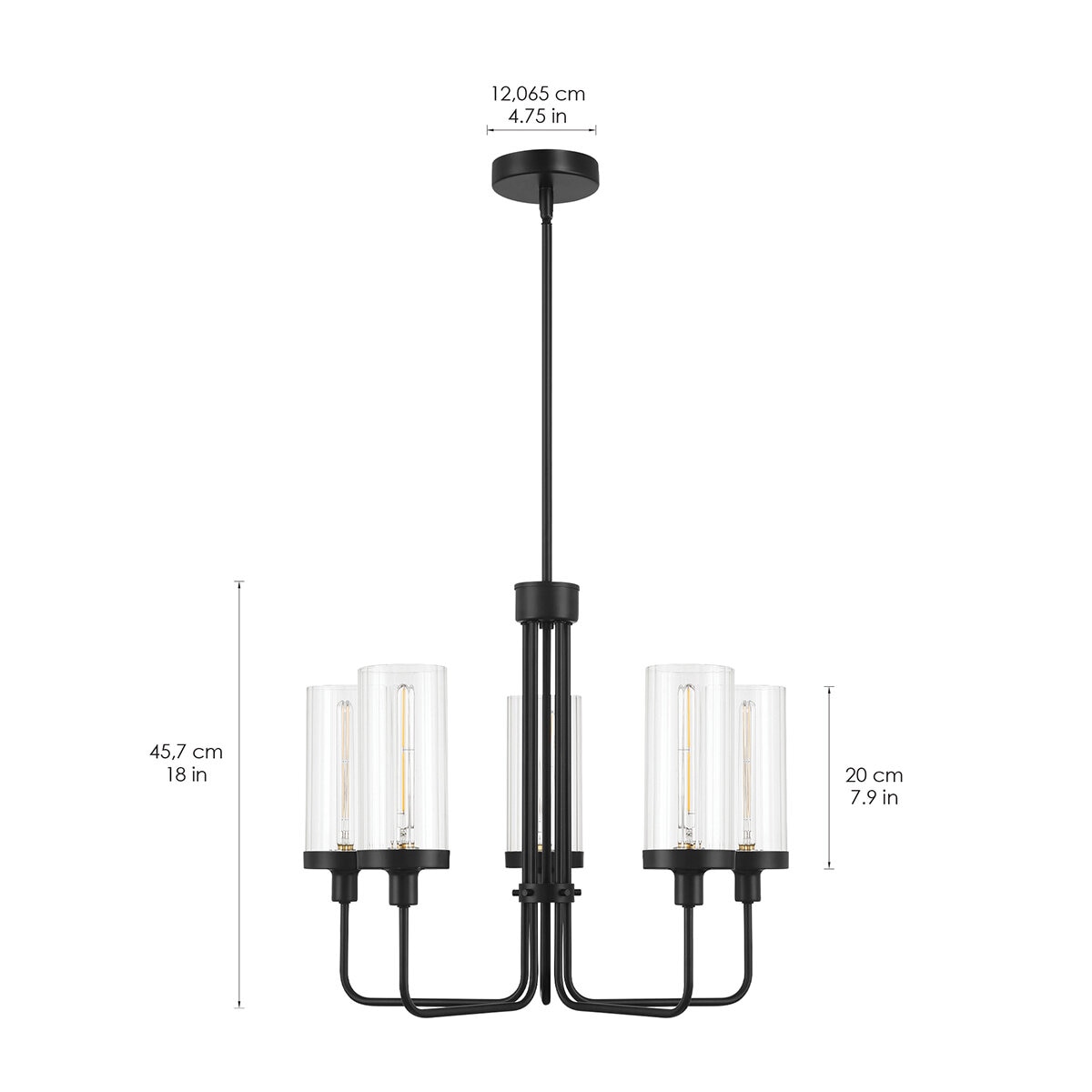 Empire Lighting, Lámpara Colgante Métier