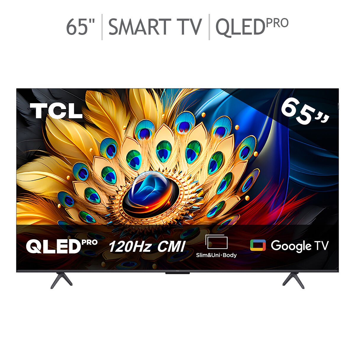 TCL Pantalla 65" 4K QLED Google TV