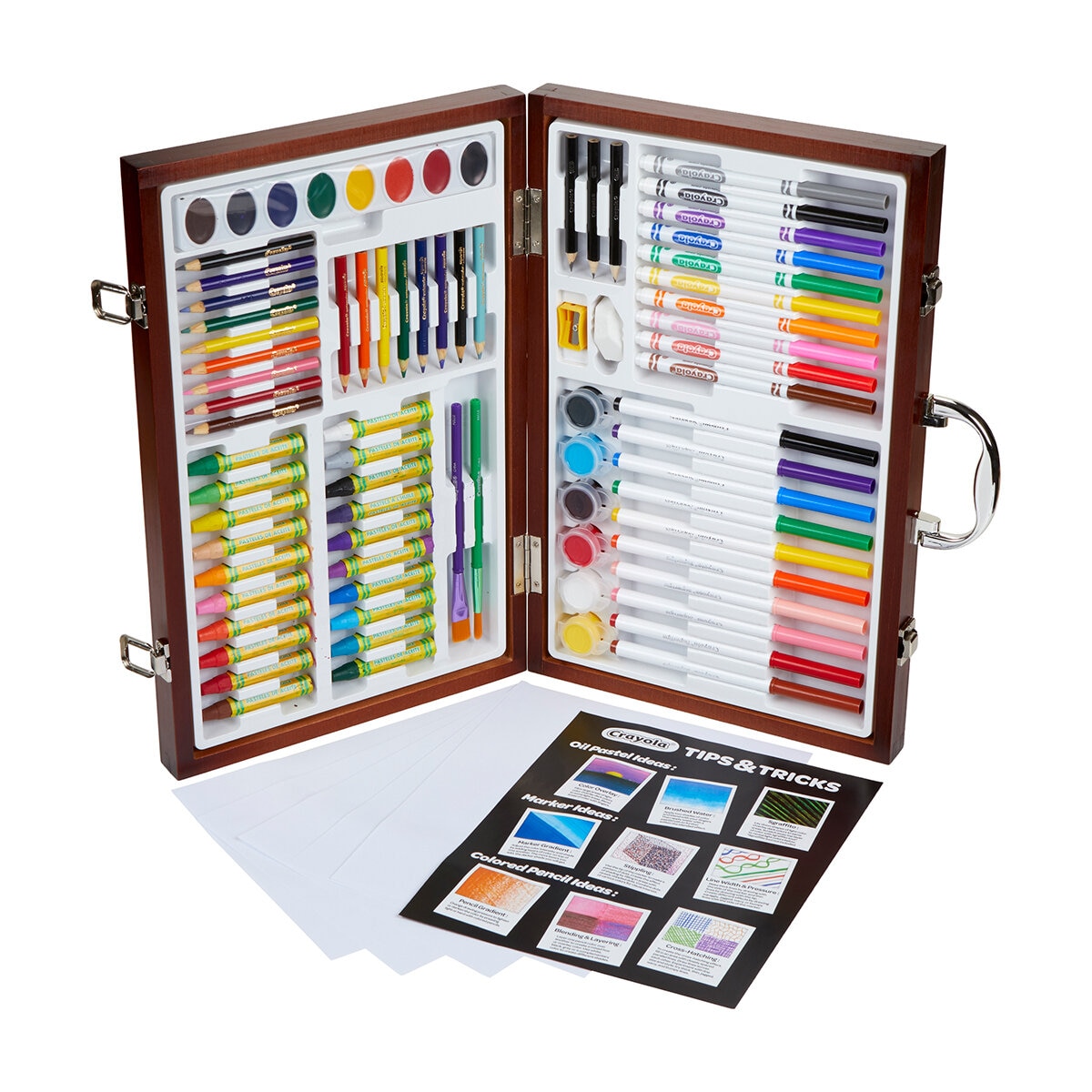  Crayolas Oil Pastels, caja de 16, 1-set, 1 paquete : Arte y  Manualidades