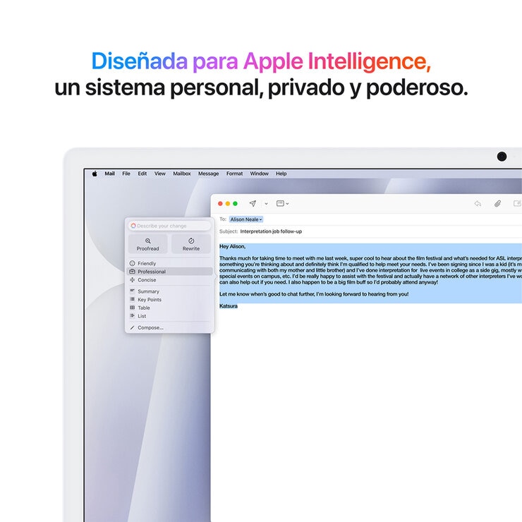 Apple iMac 24" 256GB 4.5K Chip M4 Plata CPU de 8 núcleos GPU de 8 núcleos Memoria unificada de 16GB Apple iMac 24" 256GB 4.5K Chip M4 Plata CPU de 8 núcleos GPU de 8 núcleos Memoria unificada de 16GB