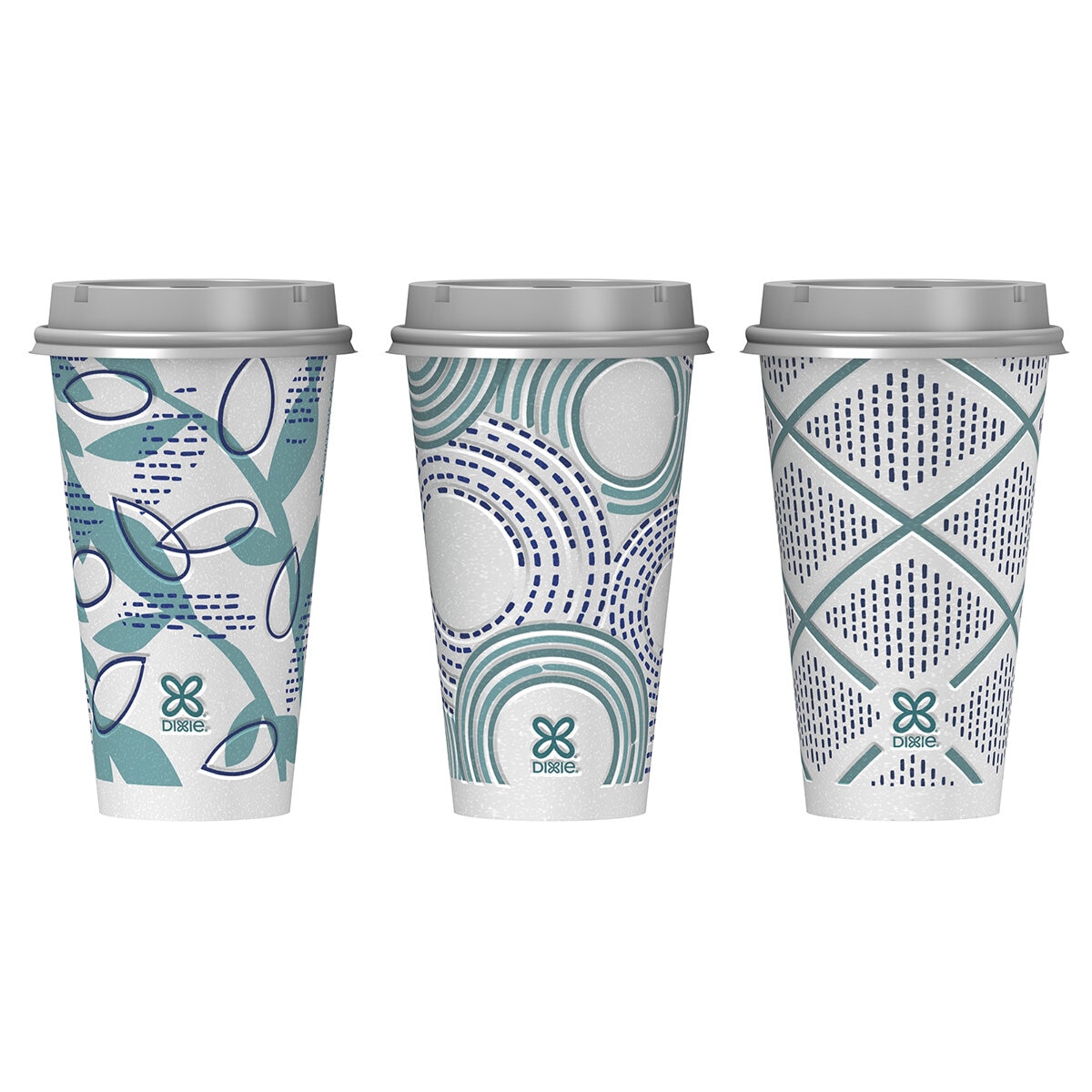 Dixie Vasos Desechables con Tapa 96 pzas de 473 ml Dixie Vasos Desechables con Tapa 96 pzas de 473 ml