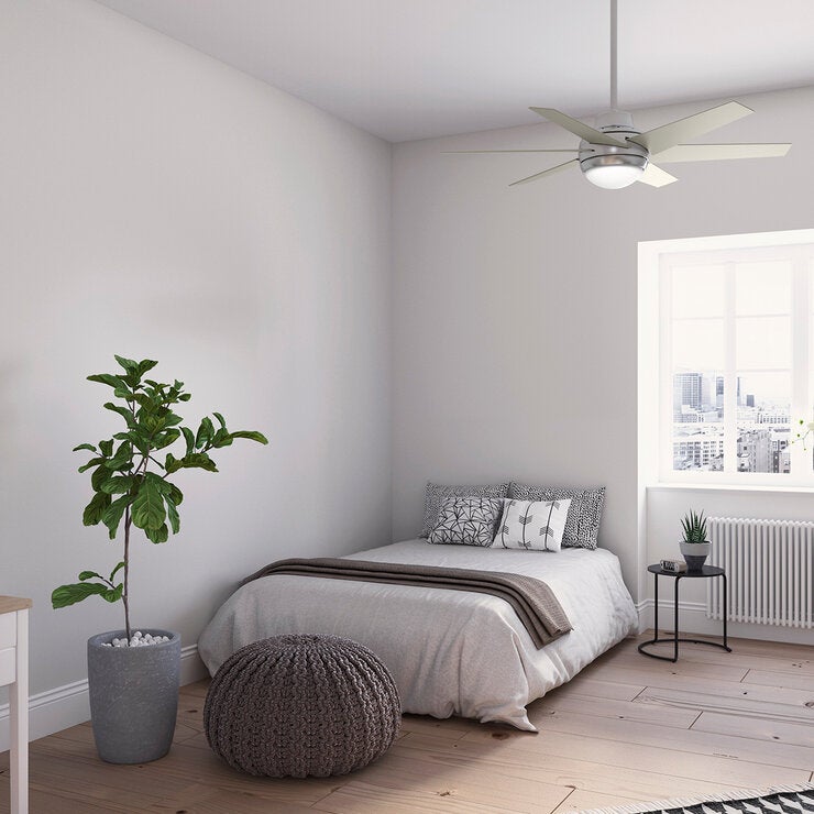 Hunter, Ventilador Sotto Brushed Nickel 52" Hunter, Ventilador Sotto Brushed Nickel 52"