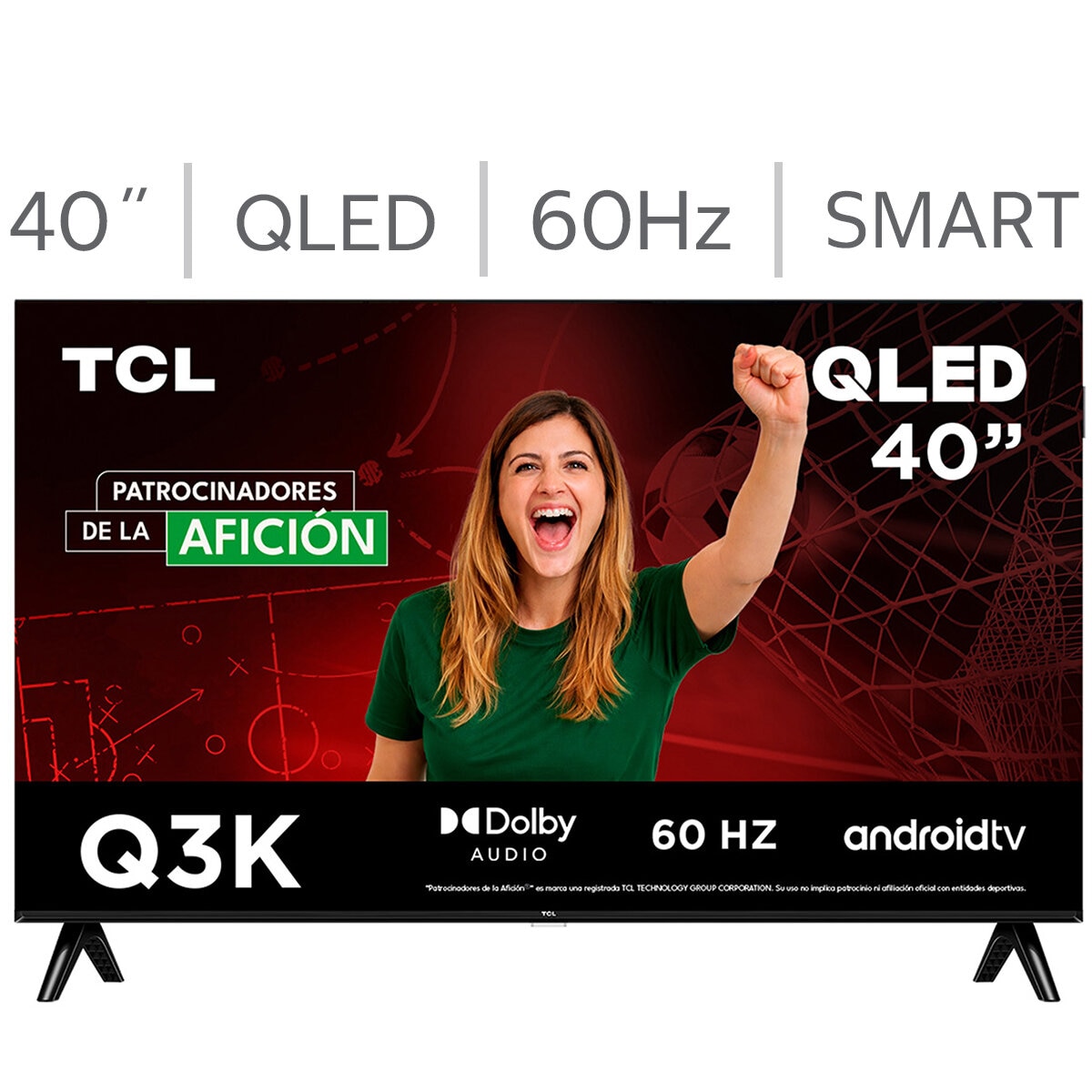 TCL Pantalla 40" QLED FHD Android TV TCL Pantalla 40" QLED FHD Android TV