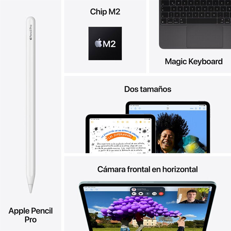 Apple iPad Air 13" Wi-Fi 128GB Gris Espacial Apple iPad Air 13" Wi-Fi 128GB Gris Espacial
