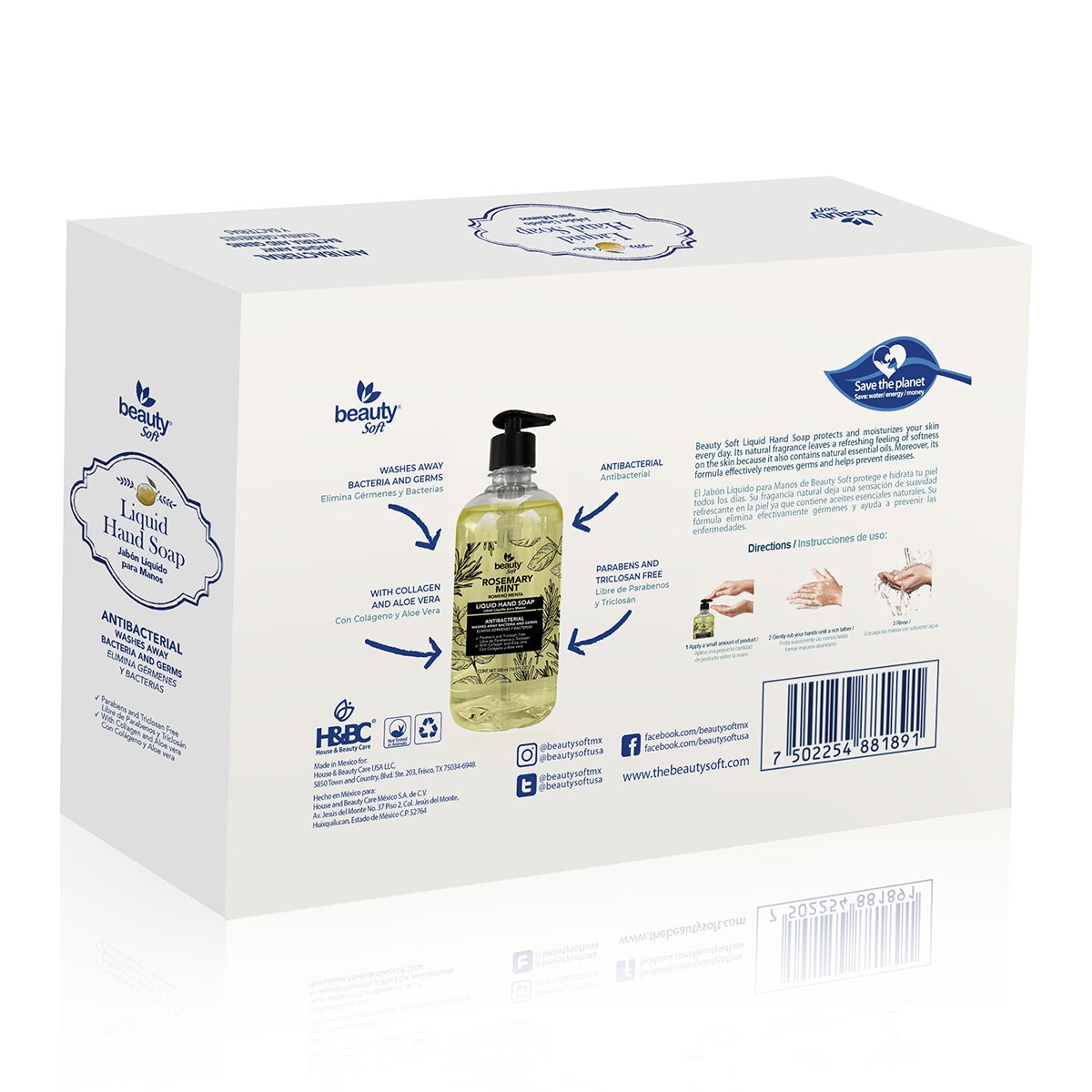 H&BC Jabón Líquido para Manos 4/500 ml H&BC Jabón Líquido para Manos 4/500 ml