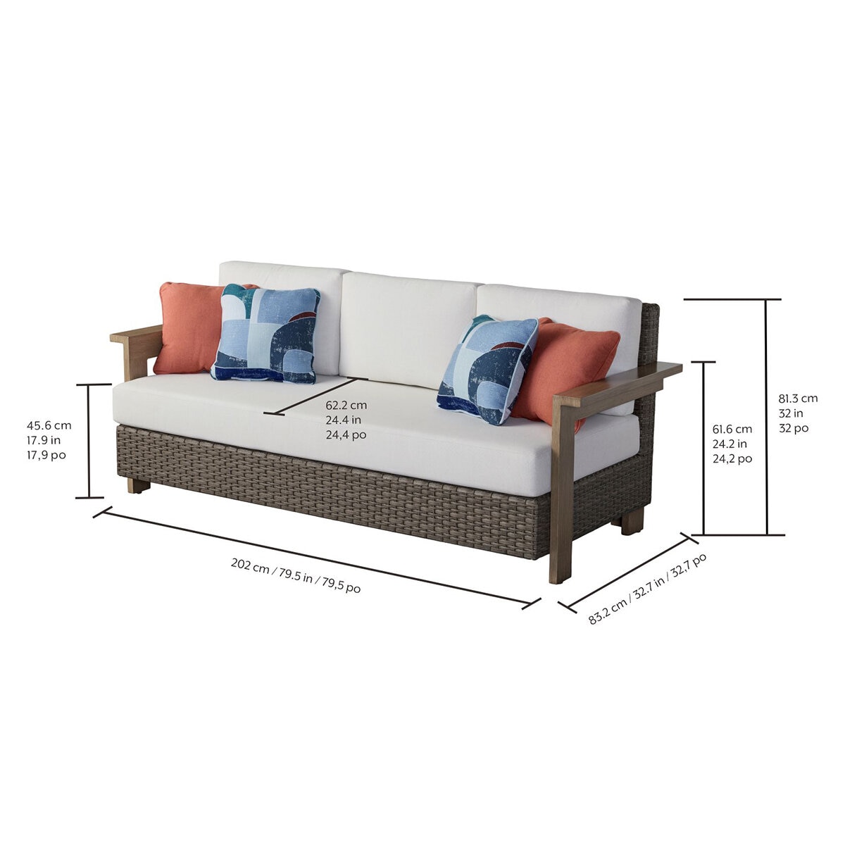 Agio, Juniper Sala con Fogatero para Patio de 5 Piezas Agio, Juniper Sala con Fogatero para Patio de 5 Piezas