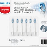 Philips Colgate, Sonic Pro Refills Edición Cuidado de Encías (Blister), 6 piezas