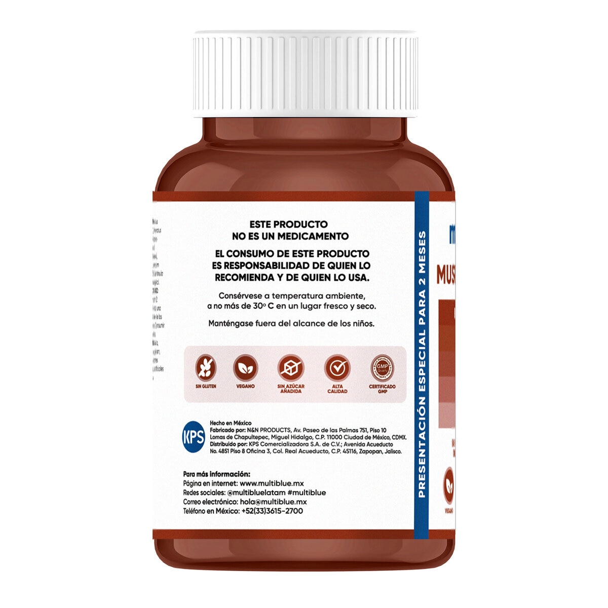 Multiblue Mushroom Blend 120 Cápsulas Multiblue Mushroom Blend 120 Cápsulas