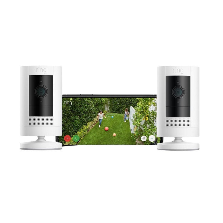 Ring, Bundle 2 Cámaras de Seguridad Inalámbricas Stick Up Cam 3ra Generación Ring, Bundle 2 Cámaras de Seguridad Inalámbricas Stick Up Cam 3ra Generación