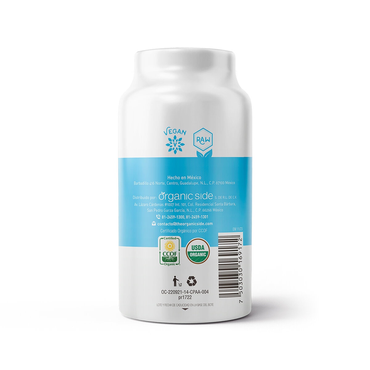 Organic Side Vitamina D3 110 Cápsulas