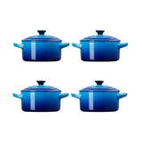 Le Creuset Juego de 4 Mini Cocottes 10cm