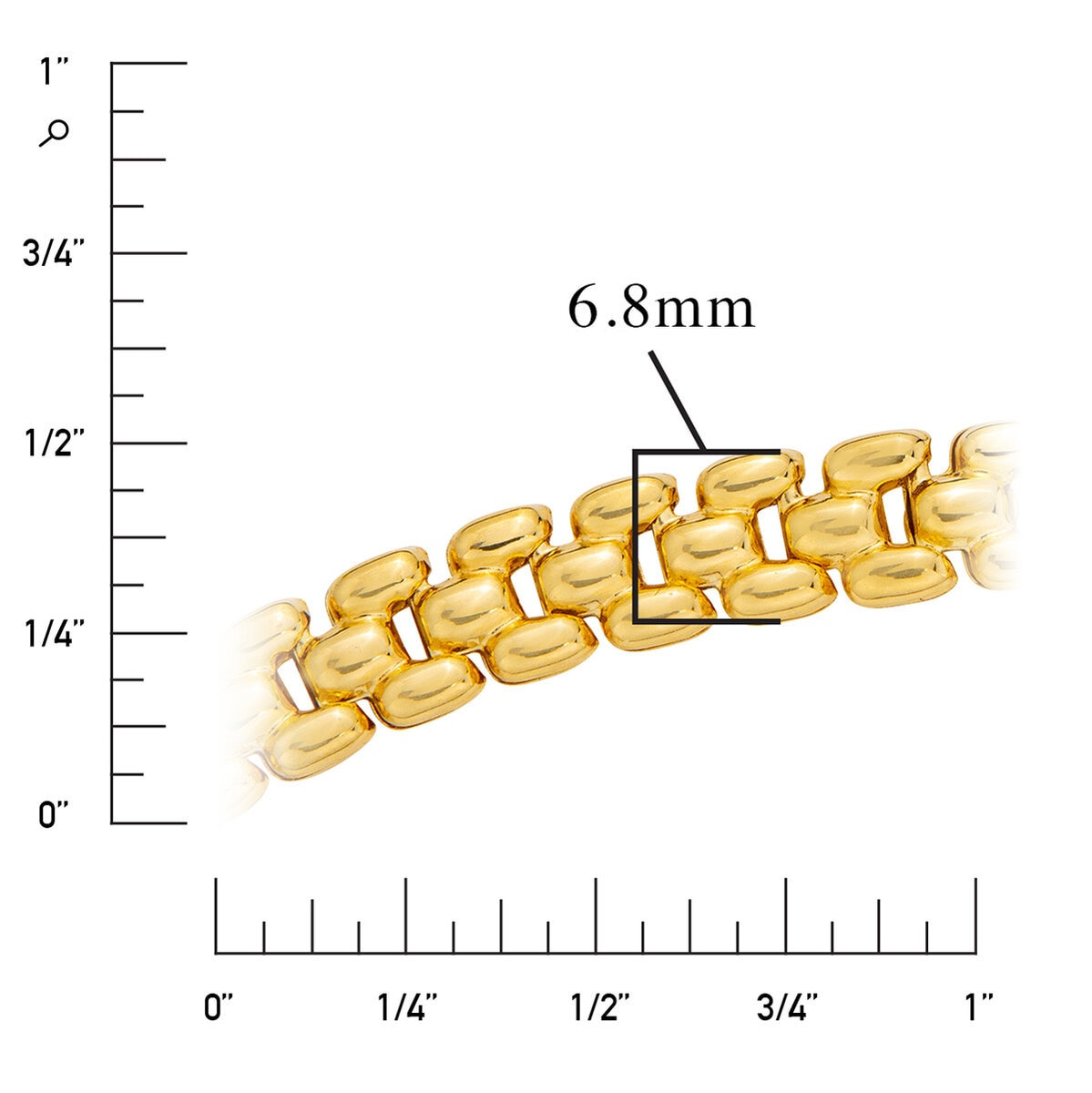 Cadena para Dama, 45.72cm, Oro Amarillo de 14K