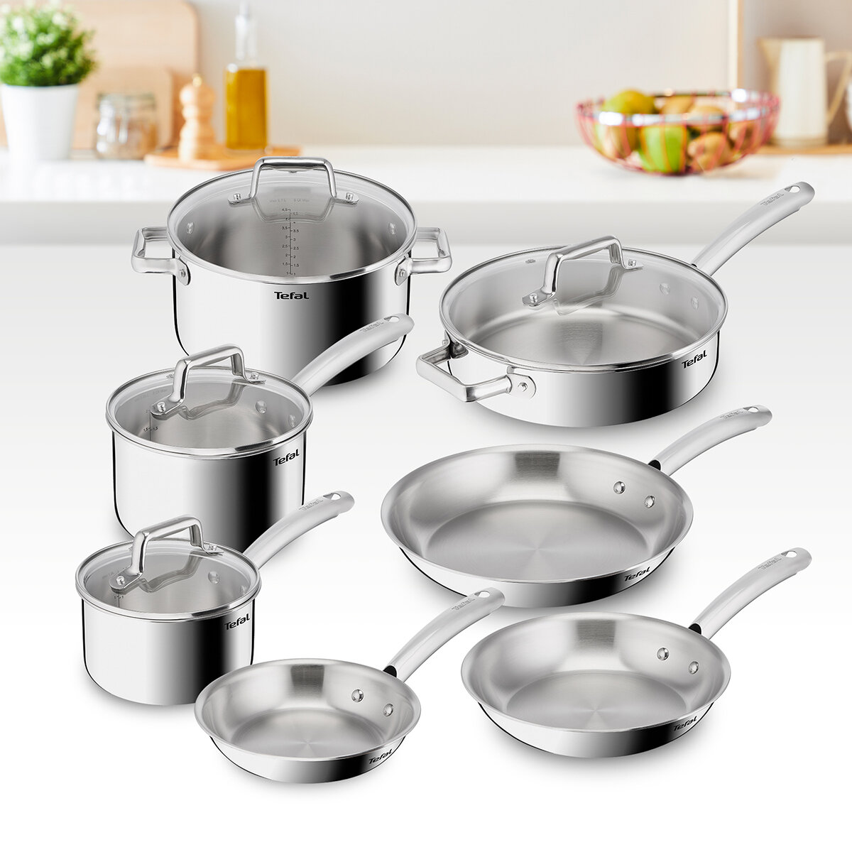 Tefal Batería de Cocina 11 Piezas