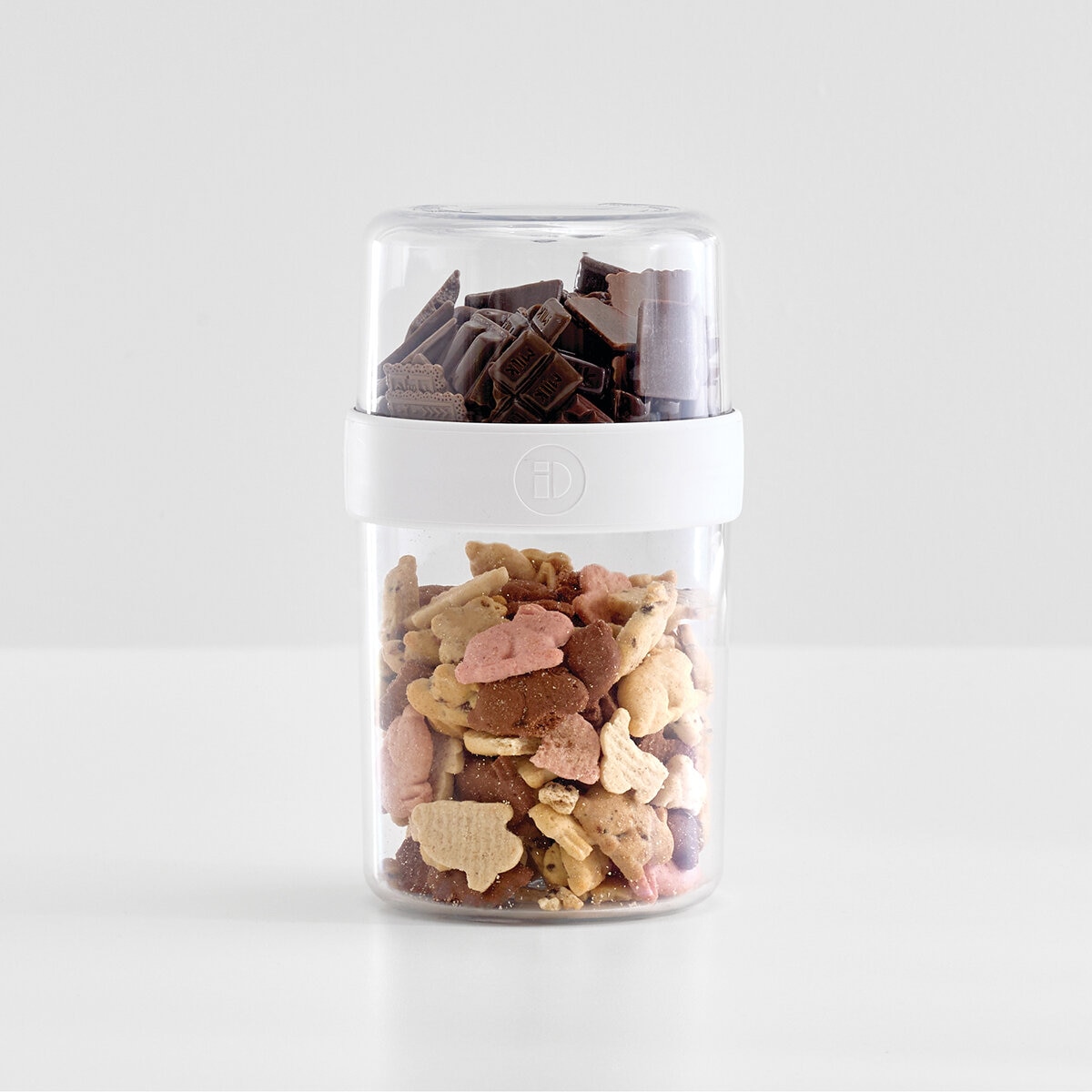 IDesign Juego de 4 Contenedores Apilables para Botanas IDesign Juego de 4 Contenedores Apilables para Botanas