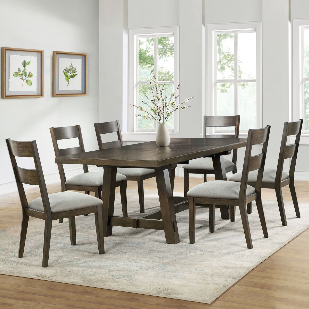 Bayside Furnishings, Brinley, Juego de Comedor de 7 piezas