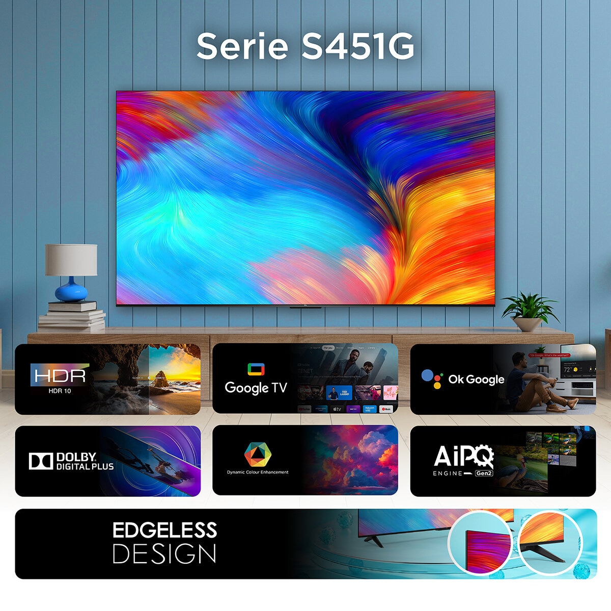 TCL Pantalla 75" UHD 4K Google TV TCL Pantalla 75" UHD 4K Google TV