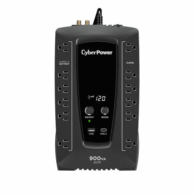 CyberPower UPS Regulador de Voltaje CM900AVRLCD CyberPower UPS Regulador de Voltaje CM900AVRLCD
