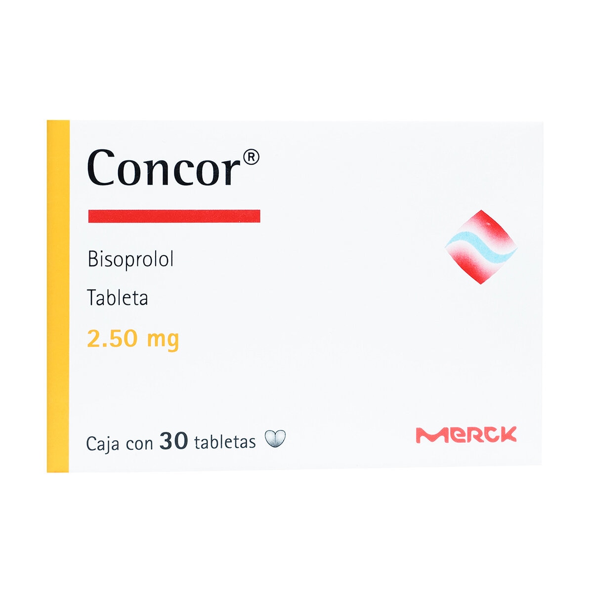 Concor 2.5 mg 30 Tabletas Concor 2.5 mg 30 Tabletas