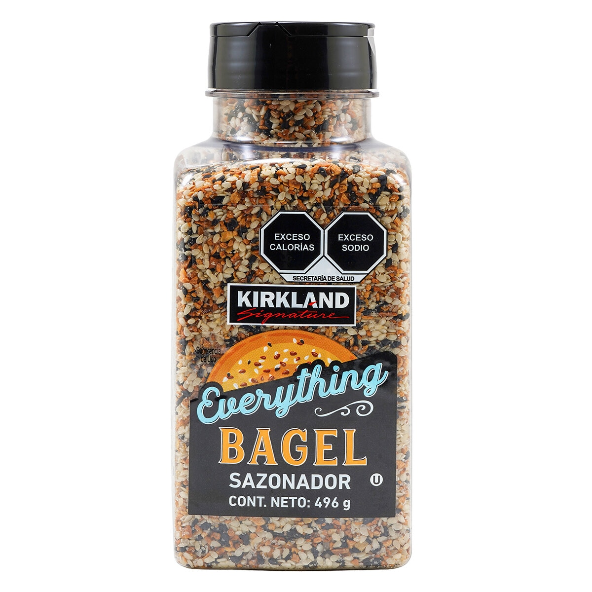 Kirkland Signature Sazonador Everything Bagel 496 g Kirkland Signature Sazonador Everything Bagel 496 g