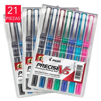 Pilot V5 Bolígrafo Tinta Líquida Punto Extra Fino, Varios Colores Pilot V5 Bolígrafo Tinta Líquida Punto Extra Fino, Varios Colores