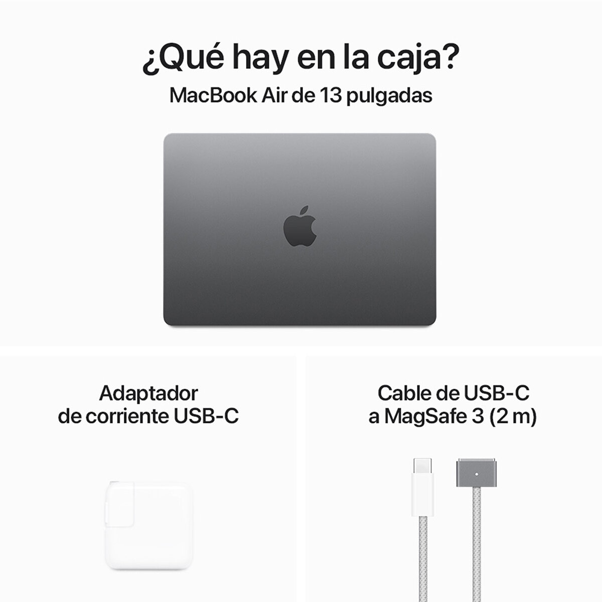 Apple MacBook Air 13" Chip M3 256GB Gris Espacial