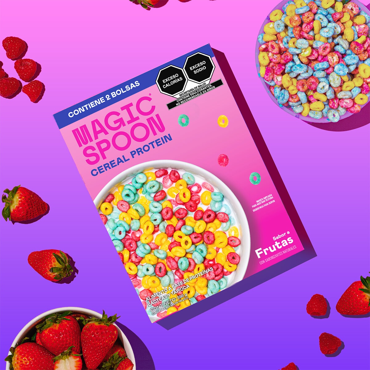 Magic Spoon Cereal con Proteína Sabor a Frutas 396 g Magic Spoon Cereal con Proteína Sabor a Frutas 396 g