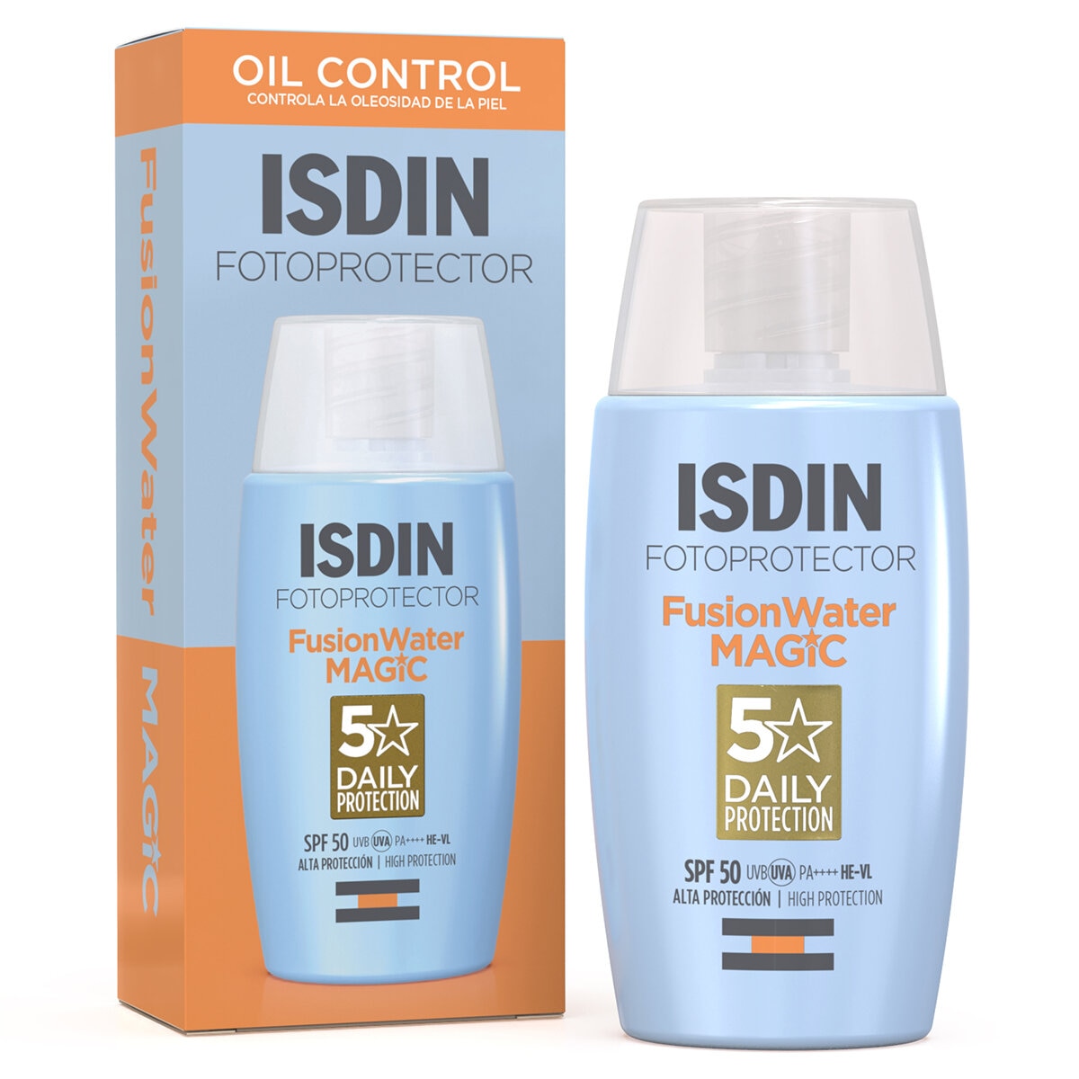 ISDIN Fusion Water 50ML SPF 50 2 pzas