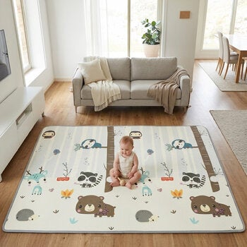Fisher Price, Tapete de Juego Doble Vista Forest Wonder Fisher Price, Tapete de Juego Doble Vista Forest Wonder