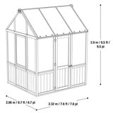 Yardistry, Invernadero de Cedro de 2.04m x 2.31m