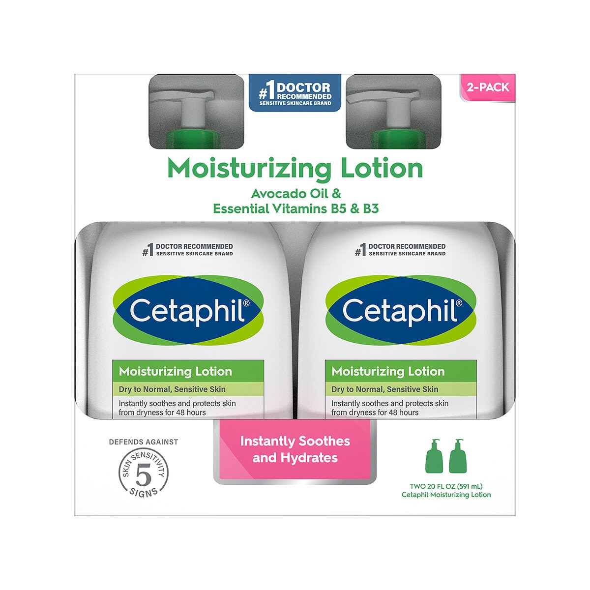 Cetaphil Loción Humectante 2 pzas