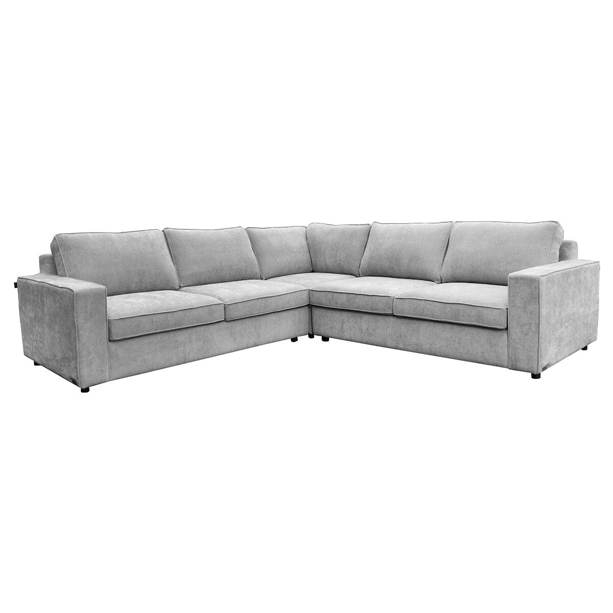 Muebles Liz, Rodius, Sala Modular De 3 Piezas Gris