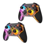 Atom Controles Inalámbricos RGB 2 Piezas Compatible con Nintendo Switch Atom Controles Inalámbricos RGB 2 Piezas Compatible con Nintendo Switch