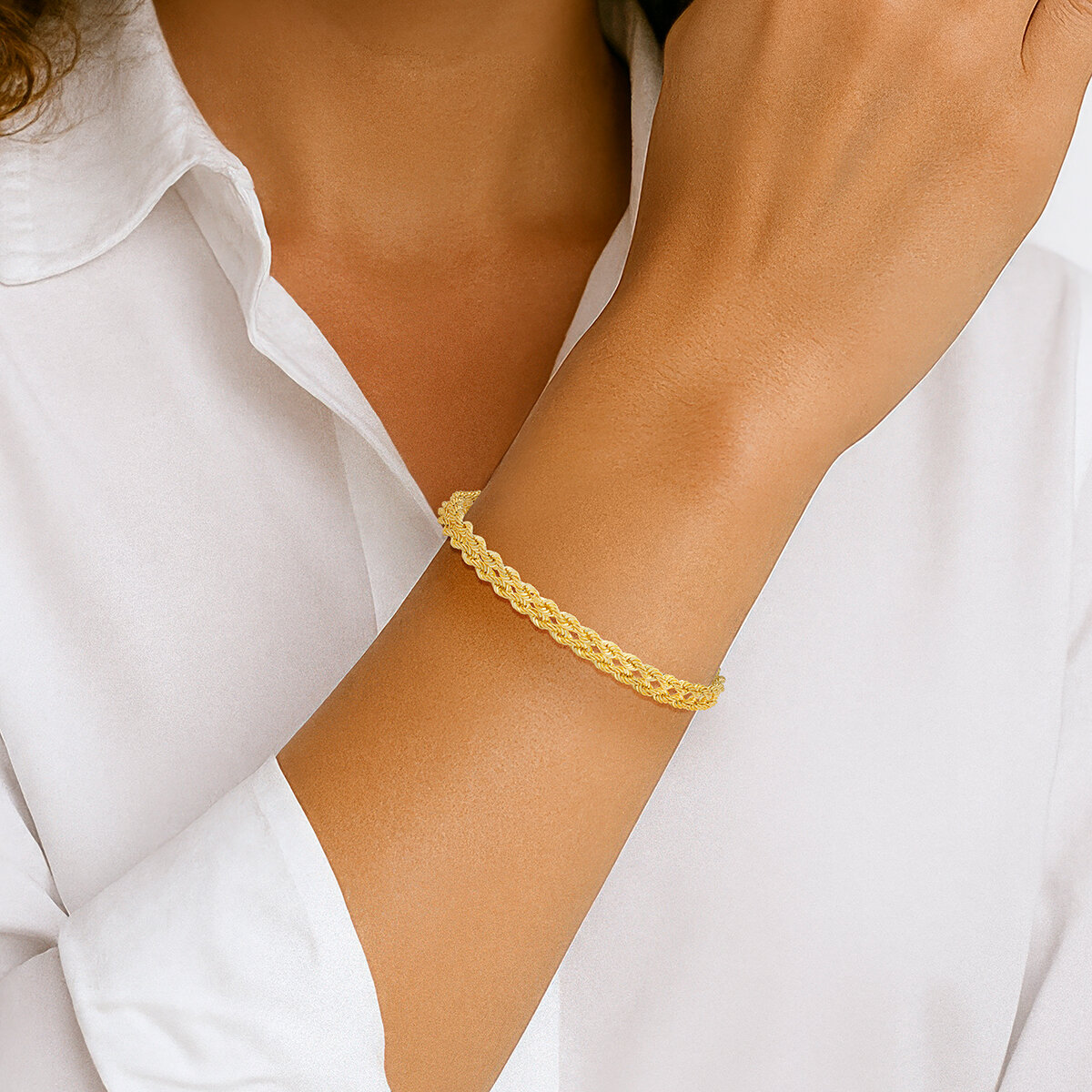 Pulsera, Oro de 14K Pulsera, Oro de 14K