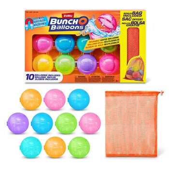 Zuru Globos de Agua Reutilizables, 10 Pzas. Zuru Globos de Agua Reutilizables, 10 Pzas.