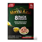Marina Azul Atún en Aceite de Oliva Pouch 8 sobres de 74 g Marina Azul Atún en Aceite de Oliva Pouch 8 sobres de 74 g