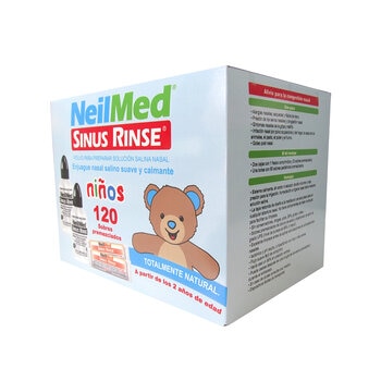 NeilMed Sinus Rinse niños 120 Sobres premezclados NeilMed Sinus Rinse niños 120 Sobres premezclados