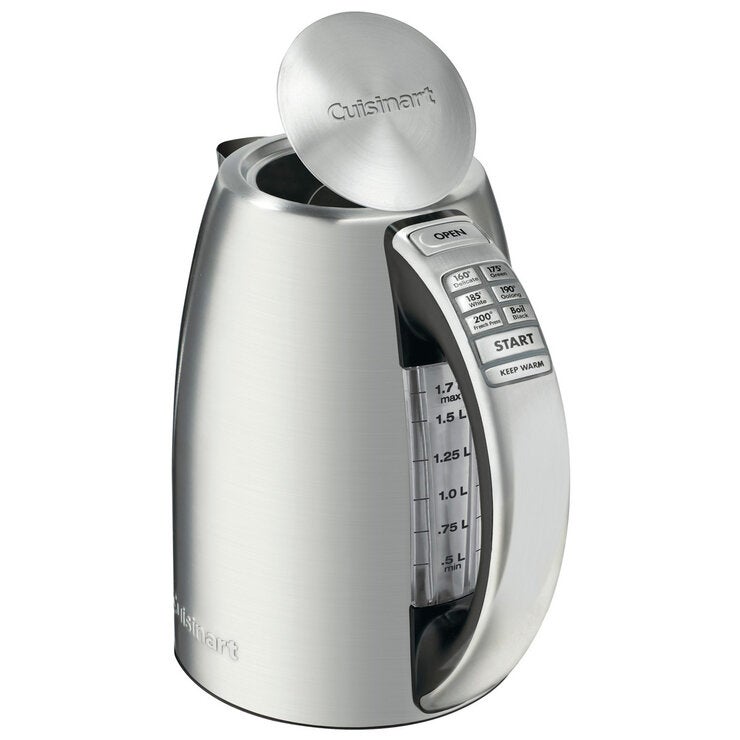 Cuisinart, Tetera programable eléctrica inalámbrica, 1.7 L Cuisinart, Tetera programable eléctrica inalámbrica, 1.7 L
