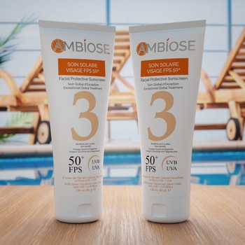 2 Protectores Solares Faciales FPS 50+ Ambiose